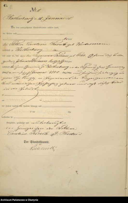 image.from.unit.number "Haupt-Sterbe-Register Nr 1 - 115"