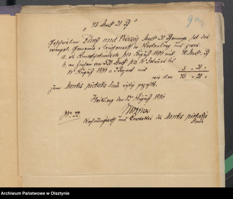 image.from.unit.number "Beläge zur Jahresrechnung der evangelischen Kirchenkasse"