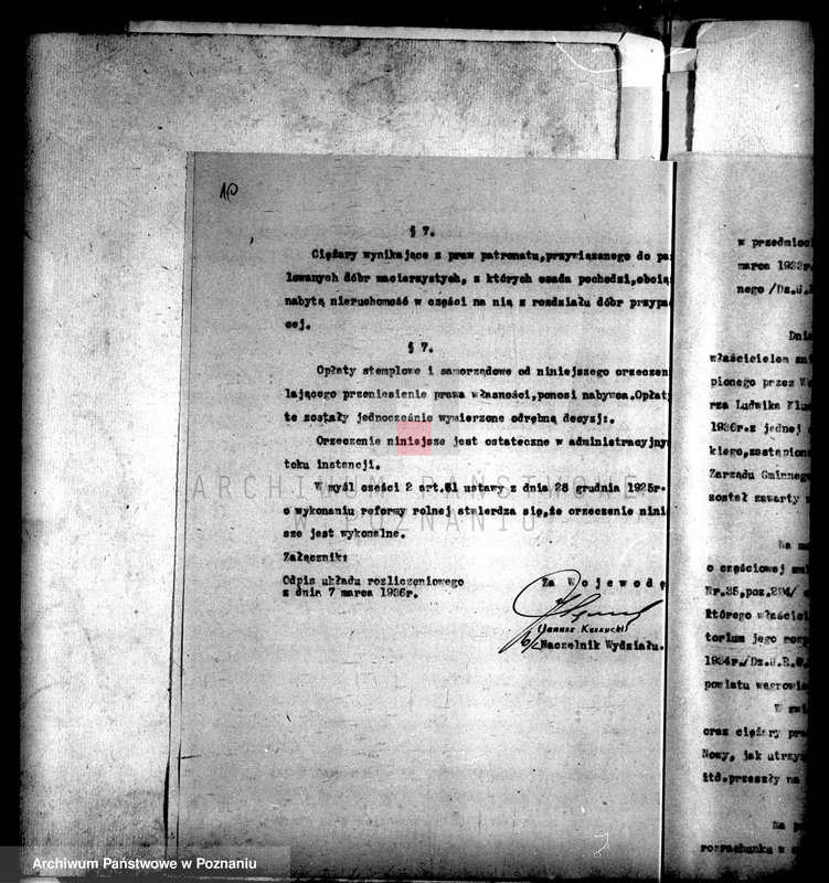 Obraz 17 z jednostki "Przewłaszczenie ziem dotacyjnych Panigródz powiat wągrowieckiego"