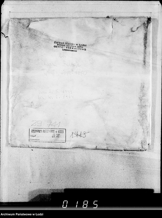 Obraz 4 z jednostki "26 Kassenbelege nr 62/7084- 7850"