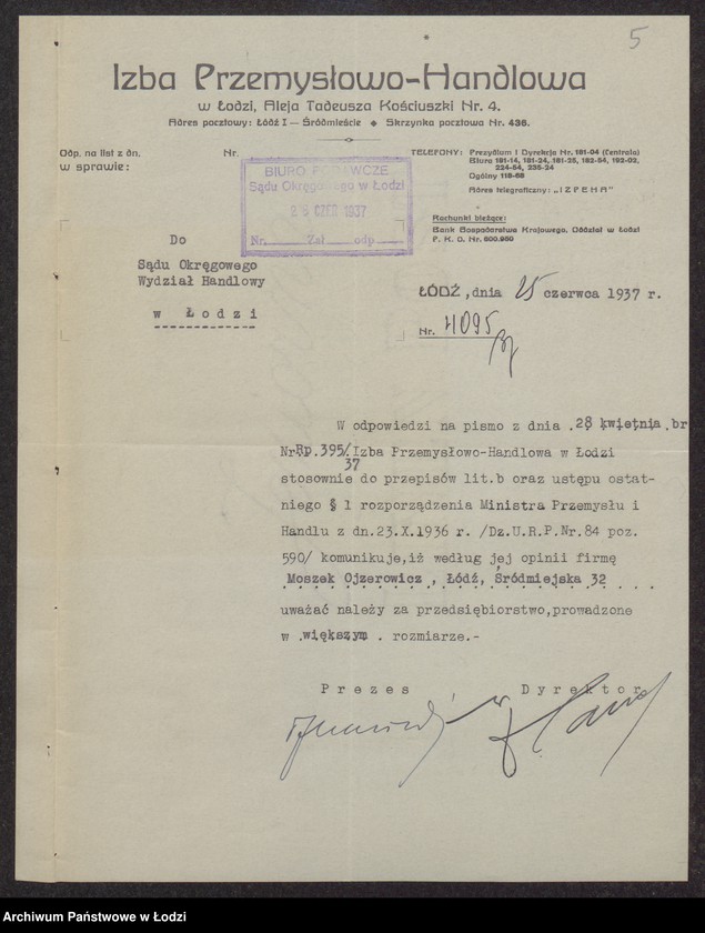 Obraz 7 z jednostki "Moszek Ojzerowicz- sprzedaż manufaktury i wyrób skarpet"