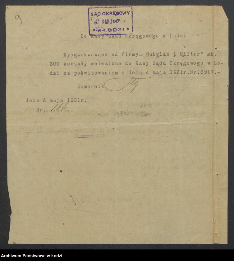 Obraz 11 z jednostki "Joel Gulglas, Mosyek Chil Miller- handel towarami galanteryjnymi"