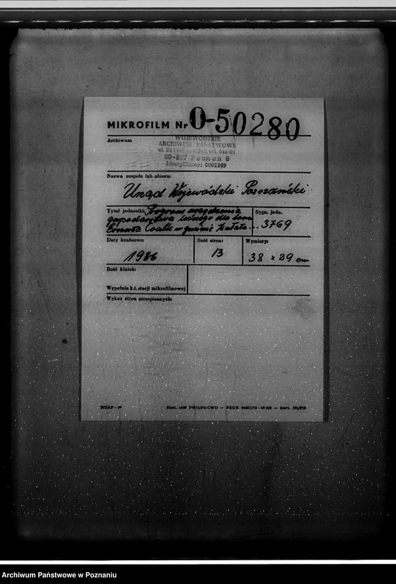 Obraz 2 z jednostki "Program urządzenia gospodarstwa leśnego dla lasu Ernesta Coelle w gminie Kołata powiat poznański 1935-1945"