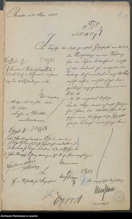 Obraz 18 z jednostki "[Stiftung des Stadtältesten Moll für hiesige Volksschullehrer]"