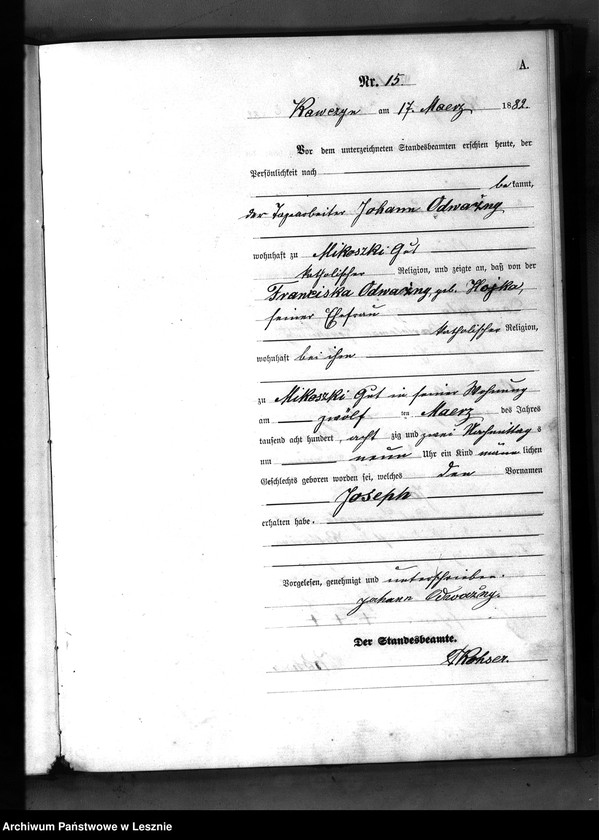 Obraz 18 z jednostki "[Księga urodzeń]"