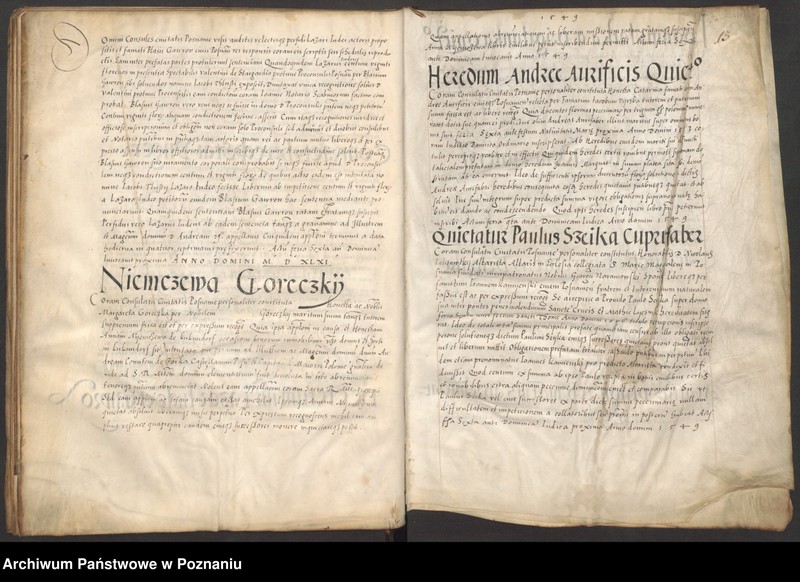 Obraz 18 z jednostki "Liber obligacionum, decretorum, quietationum, contractuum. Acta consulatus Posnaniensis ab anno 1548."