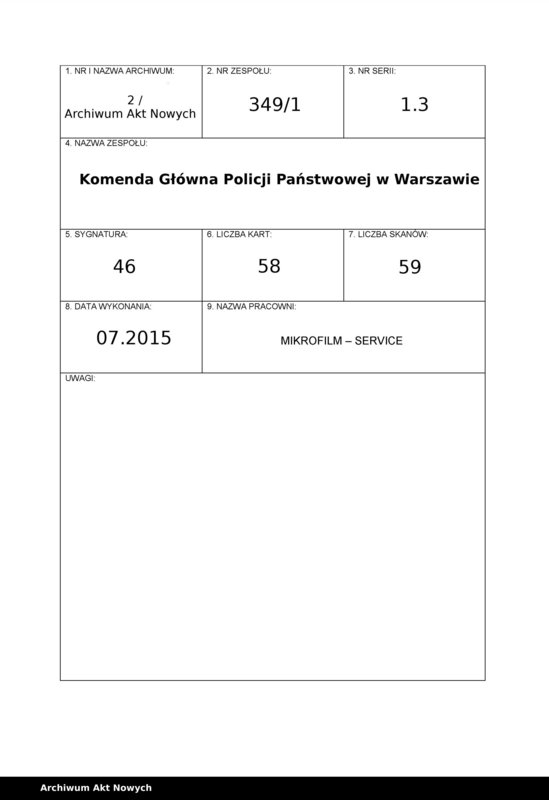 image.from.unit.number "[Kontrola Referatu Łączności Wydziału Organizacyjno - Wyszkoleniowego. Protokół, notatki.]"