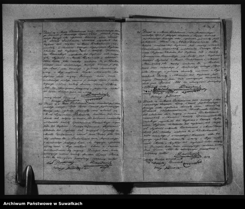 image.from.unit.number "Duplikat Akt Urodzonych, Zaślubionych i Zmarłych Urzędnika Stanu Cywilnego Wyznania Mojżeszowego Okręgu Bakałarzewskiego za rok 1853"