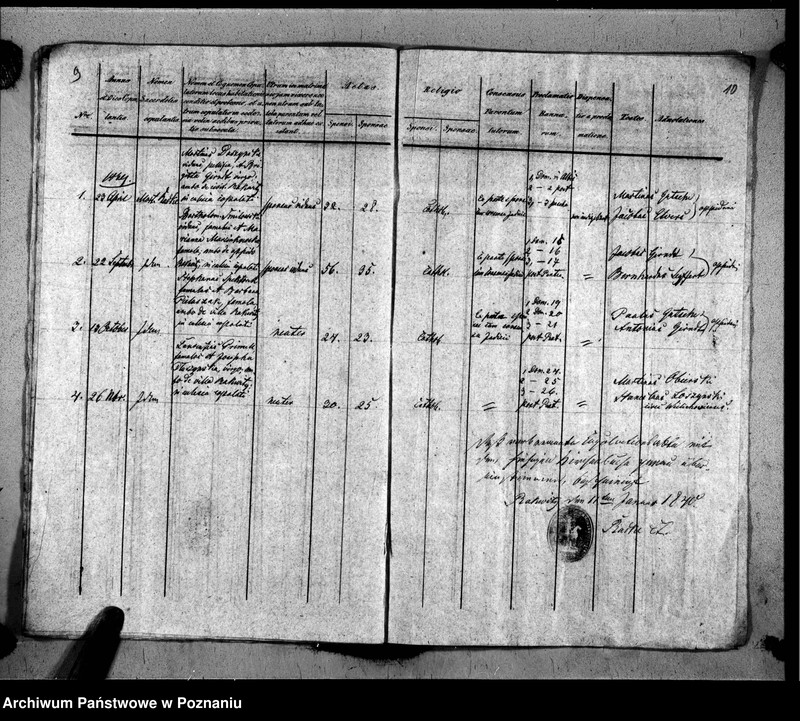 Obraz 8 z jednostki "Liber baptisatorum, copulatorum, mortuorum"