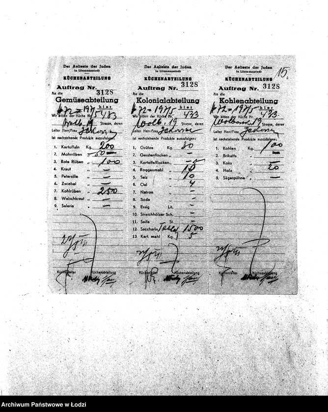 Obraz 18 z jednostki "[Kuchnia nr 433, ul. Wolborska 19. Działalność kuchni]"