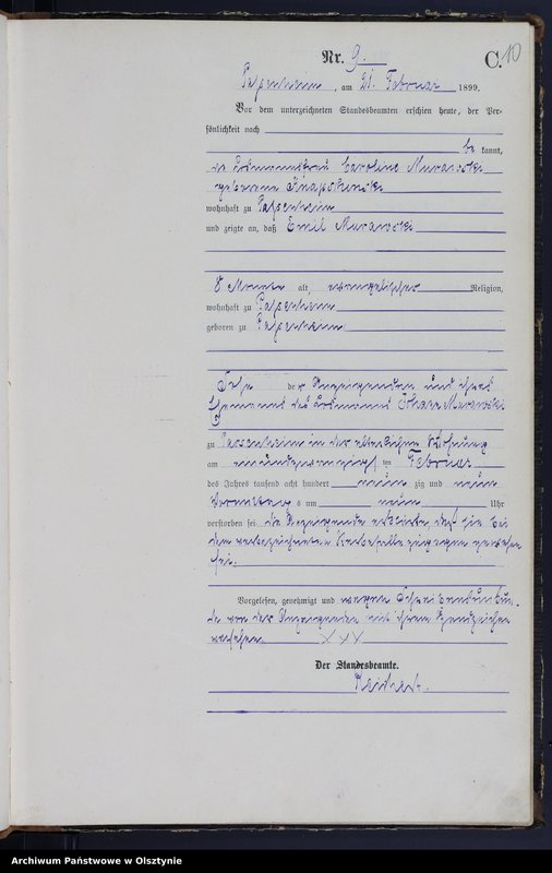 image.from.unit.number "Sterbe-Haupt-Register Nr 1 - 65"