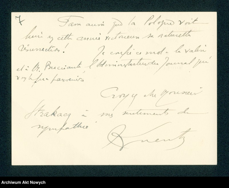 image.from.unit.number "Leuntz R. (dziennikarz); Załączniki: a) list do S. Strońskiego (kopia); b) list S. Strakacza do I. J. Paderewskiego (rękopis); L.2"