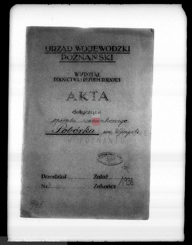 Obraz 4 z jednostki "Operat szacunkowy majątku Poborka powiatu wyrzyskiego"