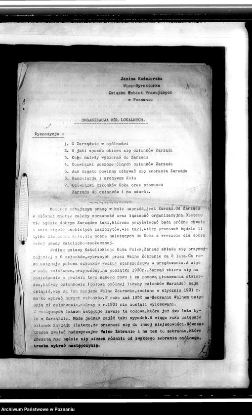 Obraz 5 z jednostki "Organizacja kół lokalnych"