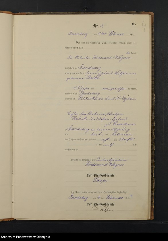 image.from.unit.number "Sterbe-Neben-Register Nr 1 - 66"