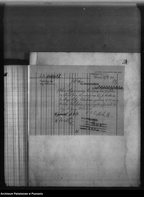 Obraz 17 z jednostki "Bolechowo powiat poznański /nadzór nad gospodarką leśną/"