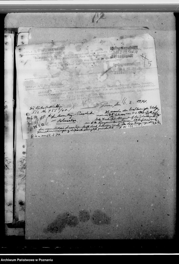 Obraz 10 z jednostki "Janz, Kurt - Bürgermeister in Gnesen"