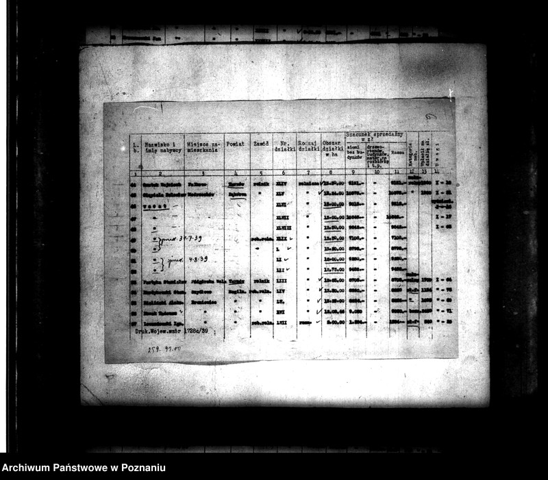 Obraz 10 z jednostki "Przymusowy wykup na cele reformy rolnej majątku Broniewice"