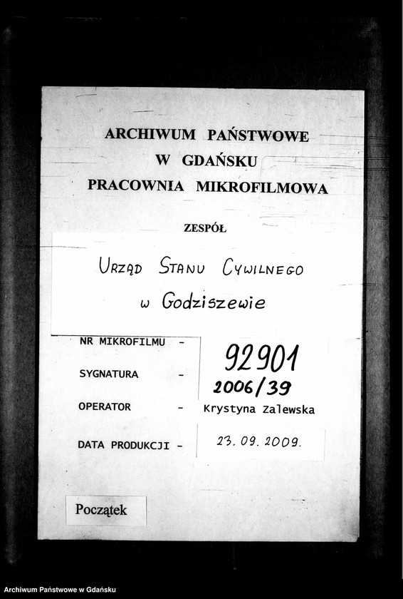 Obraz 1 z jednostki "Księga zgonów"