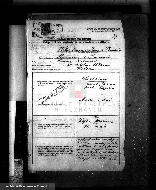 Obraz 6 z jednostki "Młyn z kotłownią Emmy Wieners w Lubiaszawie pow. jarociński"