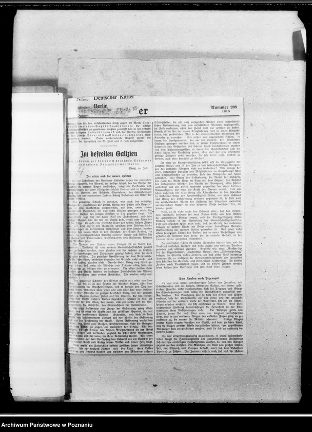 Obraz 10 z jednostki "Głosy prasy niemieckiej o Polsce [Wycinki z gazet]"