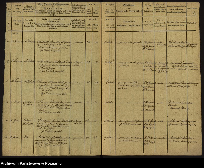 Obraz 5 z jednostki "Księga małżeństw"