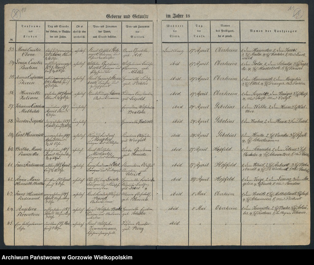 image.from.unit.number "Duplikate der Kirchenbücher der Parochie der Hauptkirche zu Landsberg an der Warthe (zawiera także księgę zgonów Konkordien Kirche z 1842 r.)"