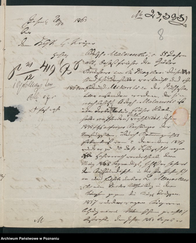 Obraz 15 z jednostki "A. betr. Familie von Malczewski"