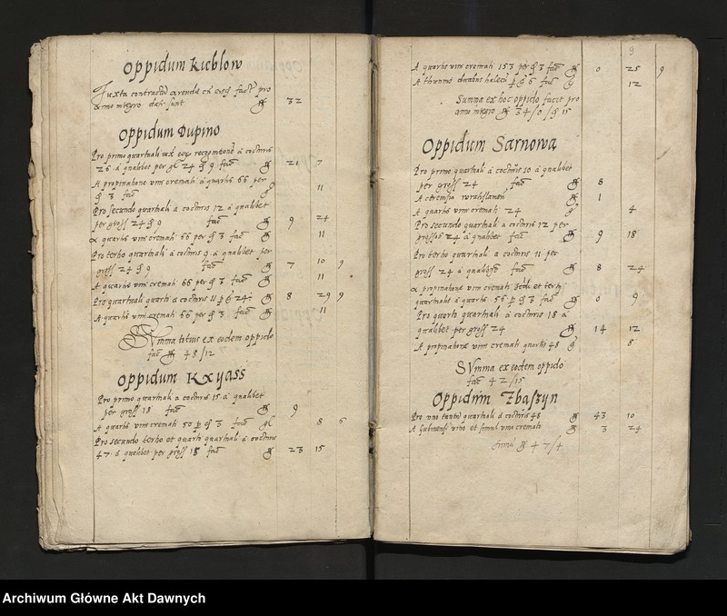 image.from.unit.number "Regestrum contributionum de diversis palatinatibus Maioris Poloniae."