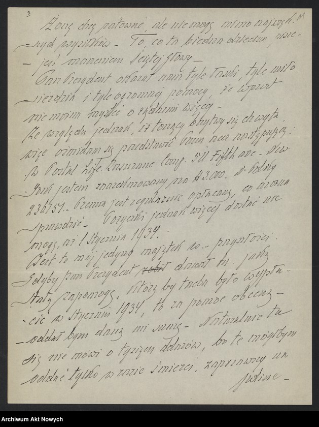 image.from.unit.number "Kamieński Bronisław; Załączniki: 1) wycinki prasowe; 2) artykuł Alskiego (redaktor "Pittsburczanin Daily") z dn. 15 III 1934 r.; 3) tekst mowy sen. Millard