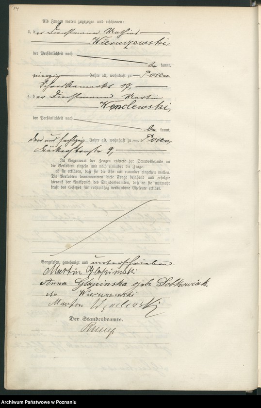 Obraz 17 z jednostki "Księga małżeństw t. I"