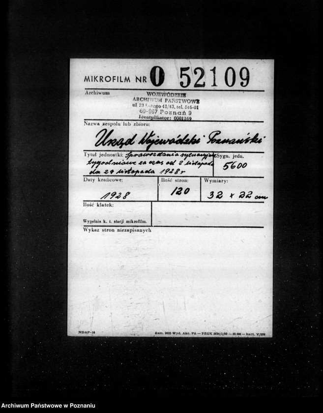 Obraz 2 z jednostki "Sprawozdania sytuacyjne tygodniowe za czas od 2 listopada do 29 listopada 1928 r."