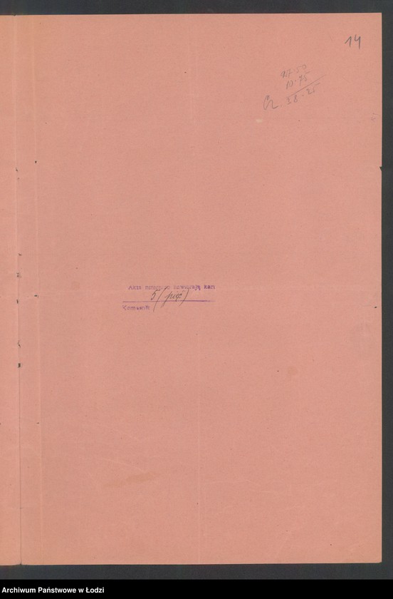 Obraz 16 z jednostki "Blima Frenkiel- sprzedaż towarów bawełnianych"