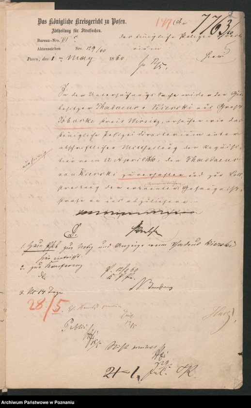 Obraz 8 z jednostki "A. betr. die Familie von Kierski"