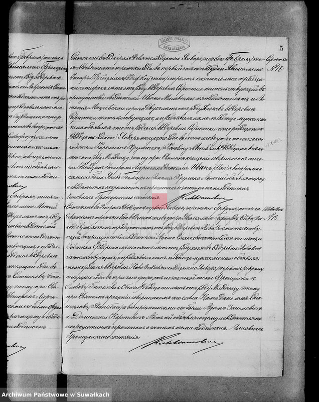 image.from.unit.number "Księga urodzeń, małżeństw, zejścia 1903 Wigry"