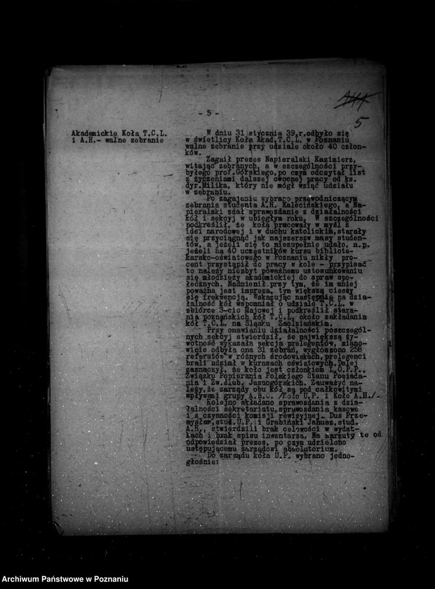 Obraz 8 z jednostki "Komunikaty meldunki dzienne sytuacyjne 76-98/39, 100-105/39"