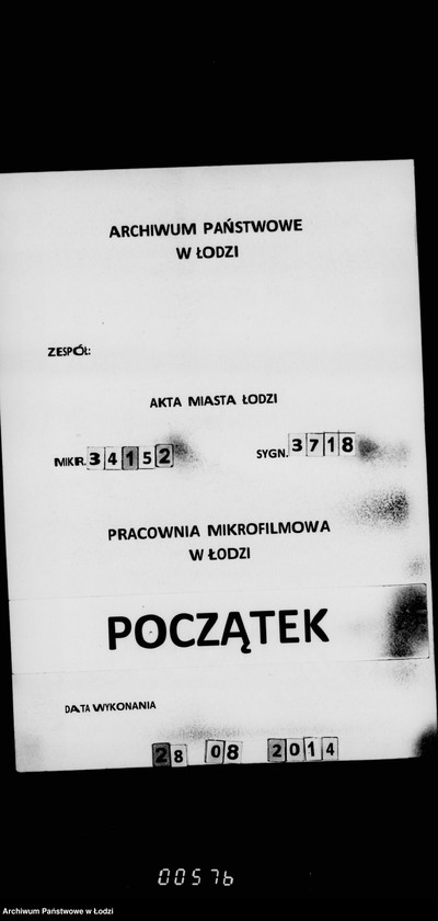 Obraz 1 z jednostki "Ob izmenenji putej tramvaja na Kostel´noj Ploščadi, na Novom Rynke i Gornom Rynke v gor. Lodzi"