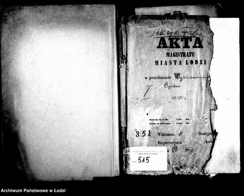 Obraz 5 z jednostki "Akta w przedmiocie wydzierżawiania ogrodów"