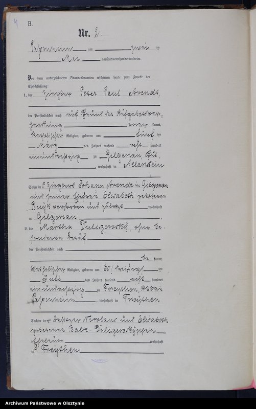 image.from.unit.number "Heirats-Haupt-Register Nr 1 - 9"