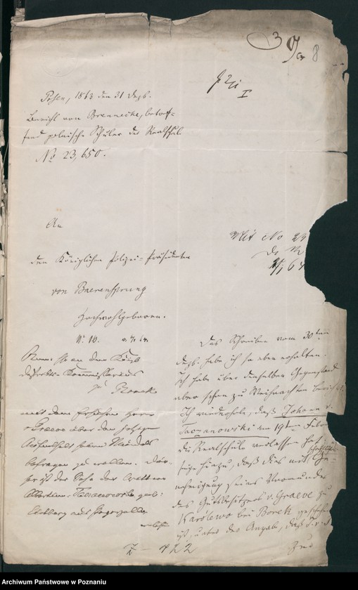 Obraz 11 z jednostki "A. betr. den Johann Taczanowski, Gutsbesitzer - Sohn"