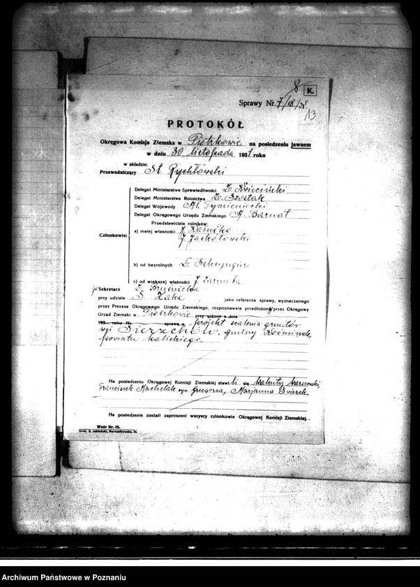 Obraz 17 z jednostki "Scalenie gruntów we wsi Sierzchów powiatu kaliskiego"