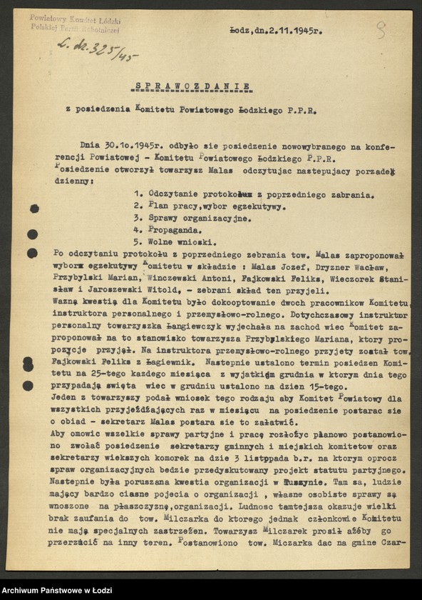 Obraz 10 z jednostki "[Plenum - protokoły i sprawozdania z posiedzeń]"