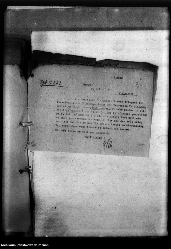 Obraz 7 z jednostki "Korespondencja w sprawie miejscowych Niemców, którzy zginęli w 1939 roku A - K"