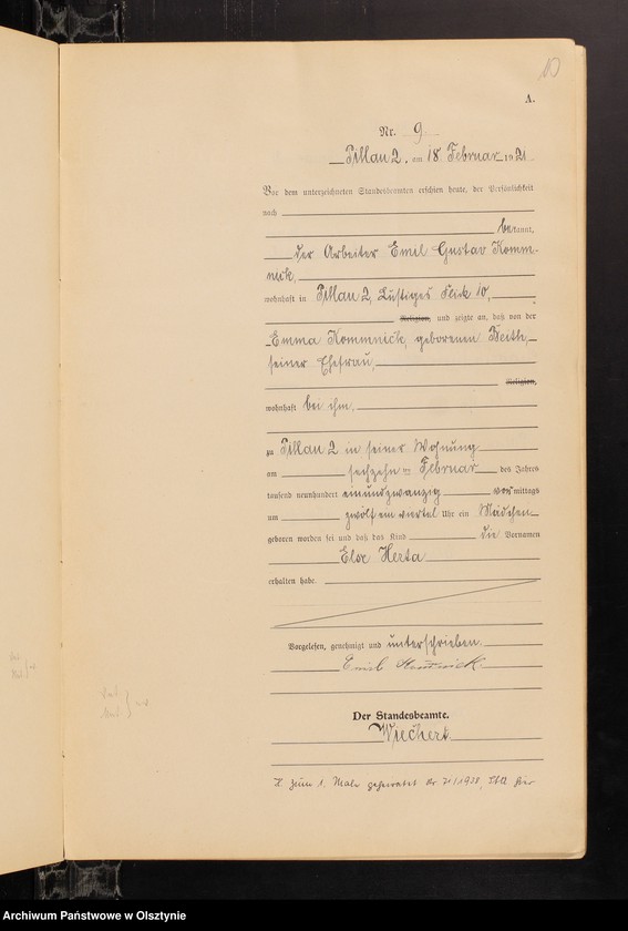 image.from.unit.number "Geburts-Haupt-Register Nr 1 - 96"