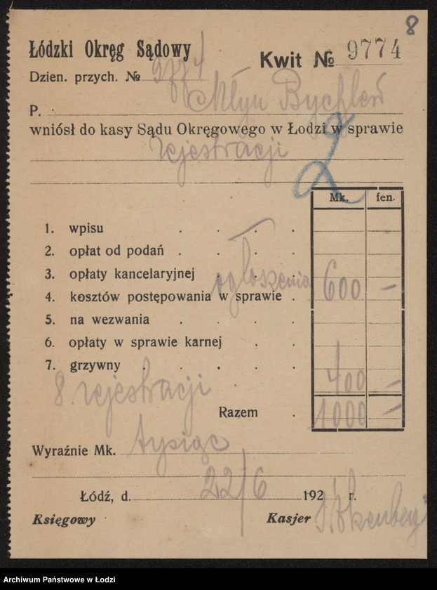 Obraz 10 z jednostki "Teodor i Adolf Preiss Młyn Bychlew – prowadzenie młyna motorowego"