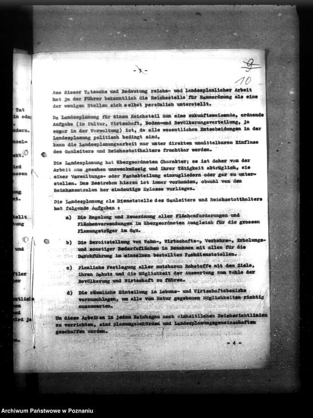 Obraz 14 z jednostki "Planung im Warthegau- Aufgabe und Organisation (oraz sprawozdania z podróży służbowych do wschodnich powiatów Kraju Warty)"