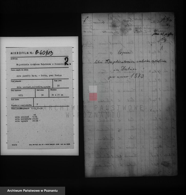 image.from.unit.number "Duplikatus baptisatorum, copulatorum, mortuorum"