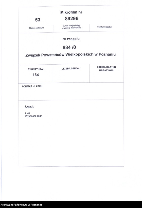image.from.unit.number "Poznań - akta koła Pogotowiaków."