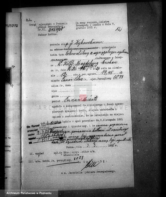 Obraz 16 z jednostki "Cegielnia J. Wykowski Poznań - Sołacz nr woj. 6088"