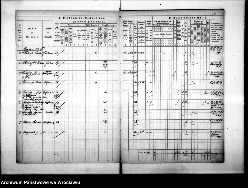 image.from.unit.number "Klassensteuerrolle nebst Eikommens - Nachweisung"